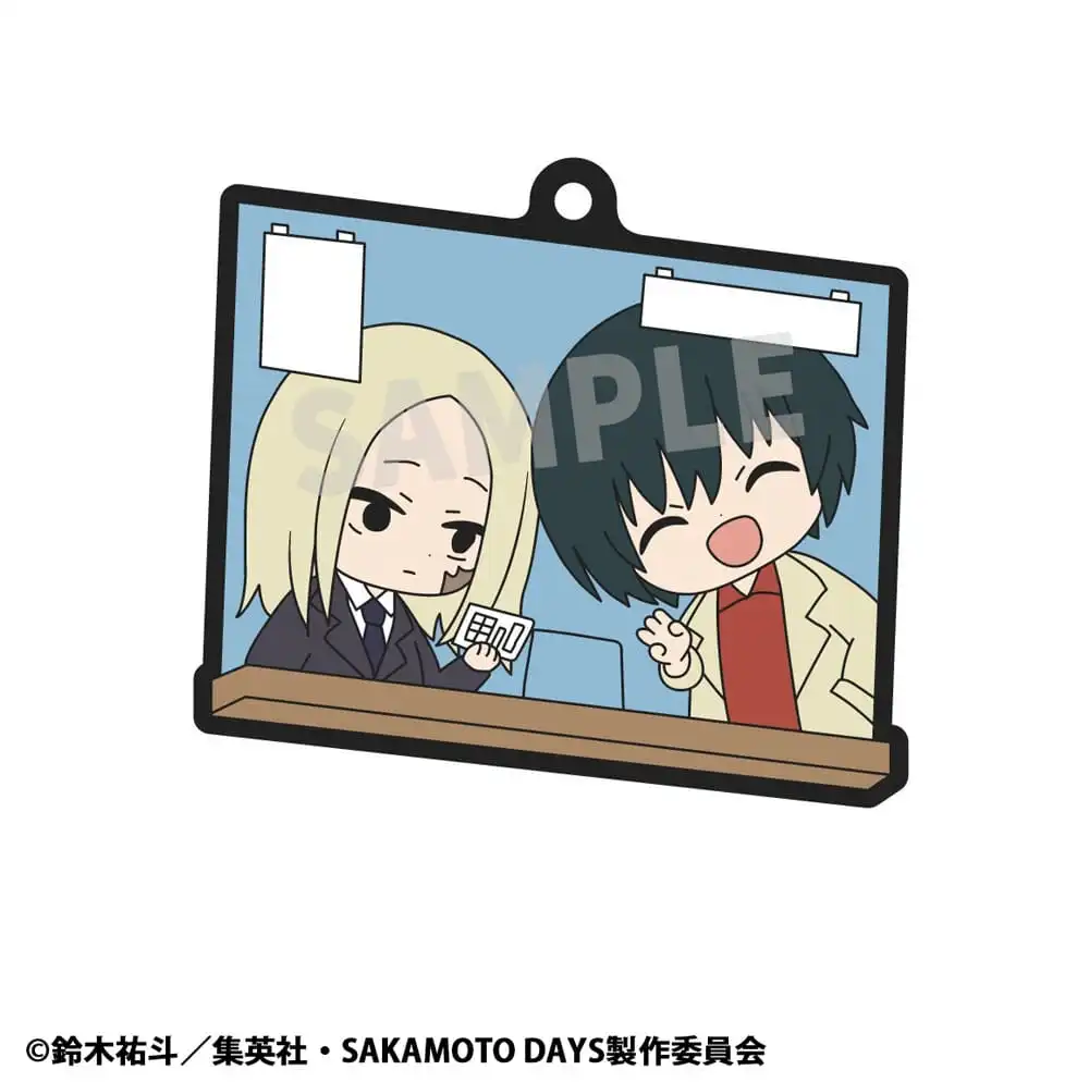 Sakamoto Days Rubber Mascot Buddycolle Rubber Charms Vol. 2 7 cm - 1 Unidade